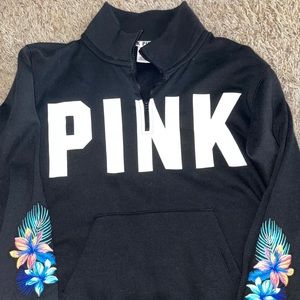 pink sweatshirt